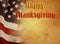 Thanksgiving American flag