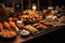 Thanksgiving appetizers display with a variety