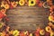 Thanksgiving autumn background