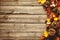 Thanksgiving autumnal background