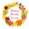 Thanksgiving Day greeting card