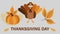 Thanksgiving Day. Happy Thanksgiving - holiday. Greeting card animation. 4K video
