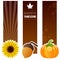 Thanksgiving Day Vertical Banners