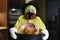 Thanksgiving Dinner Disaster with HazMat Suit