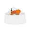 Thanksgiving Feast Table Decorated with Delicious Food. Autumn Harvest Thanksgiving Table