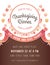 Thanksgiving Invitation Template with a Warm Color Scheme