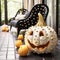 Thanksgiving modern Halloween Colorful Pumpkin