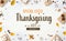 Thanksgiving sale with gift boxes with leaves