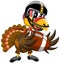 Thanksgiving Turkey American Football Ball