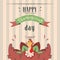 Thanksgiving turkey. Happy cute funny character invites for thanksgiving dinner.