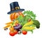 Thanksgiving vegatables illustration