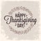 Thanksgiving vintage card design background