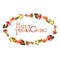 Thanksgiving wreath graphic