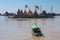 Thanlyin, Myanmar - February 20, 2014: Yele Paya, the floating p