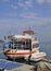 Thassos, August 21st: Cruise Ship in the Limenas Port from Thassos island in Greece