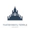 thatbyinnyu temple icon in trendy design style. thatbyinnyu temple icon isolated on white background. thatbyinnyu temple vector