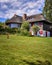 Thatched cottage on the mountain on the island Hiddensee. Germany, Mecklenburg-Vorpommern