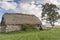 Thatched Croft at Culloden Moor in Scotland.