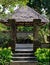 Thatched gazebo, Bali, Indonesia