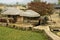 Thatched-roof homes in Nagan Folk Village, South Korea