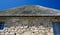 Thatched roof of old Breton house