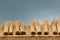 Thatched Roof with Straw against sky