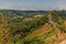 Thconcrete walkway leading to the hill top settlement of Civita di Bagnoregi