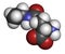 Theanine herbal molecule. Constituent of tea prepared from Camellia sinensis. Also taken as nutritional supplement. Atoms are