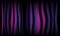 Theater curtain dark violet background with light