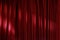 Theater curtain in red velvet curtain