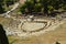 The Theater of Dionysus, under the Acropolis of Athens. History, Architecture, Travel, Archeology. Cruise ships.