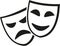 Theater masks icon