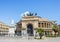 Theater Politeama square in Palermo, Italy