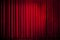 Theater red curtain