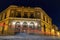 Theater of the Republic at night in Queretaro, Mexico