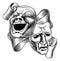 Theater Or Theatre Drama Comedy And Tragedy Masks