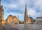 Theaterplatz square in Chemnitz, Germany