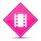 Theaters icon isolated on special pink diamond button illustration