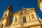 Theatiner church facade with tower in munich