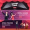 Theatral banners. Outdoor opera singers luxury artists music classical persons exact vector banners with place for text