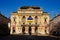 Theatre des Celestins with the Ukrainian flag