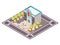 Theatre Isometric Illsutration