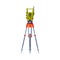 Theodolite on Tripod, Geodetic Equipment, Measuring Instrument Flat Style Vector Illustration on White Background