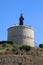 Theodor Herzl statue at Herzliya, Israel