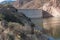 Theodore Roosevelt Dam close up in Arizona.