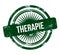 therapie - green grunge stamp
