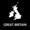 There is a map of Great Britain country