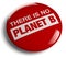 There is No Planet B Red Symbol