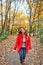 Theres nowhere else Id rather be. Cropped portrait of an attractive young woman in the forest during autumn.