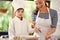 Theres always a reason to bake. a mother and her son baking in the kitchen.